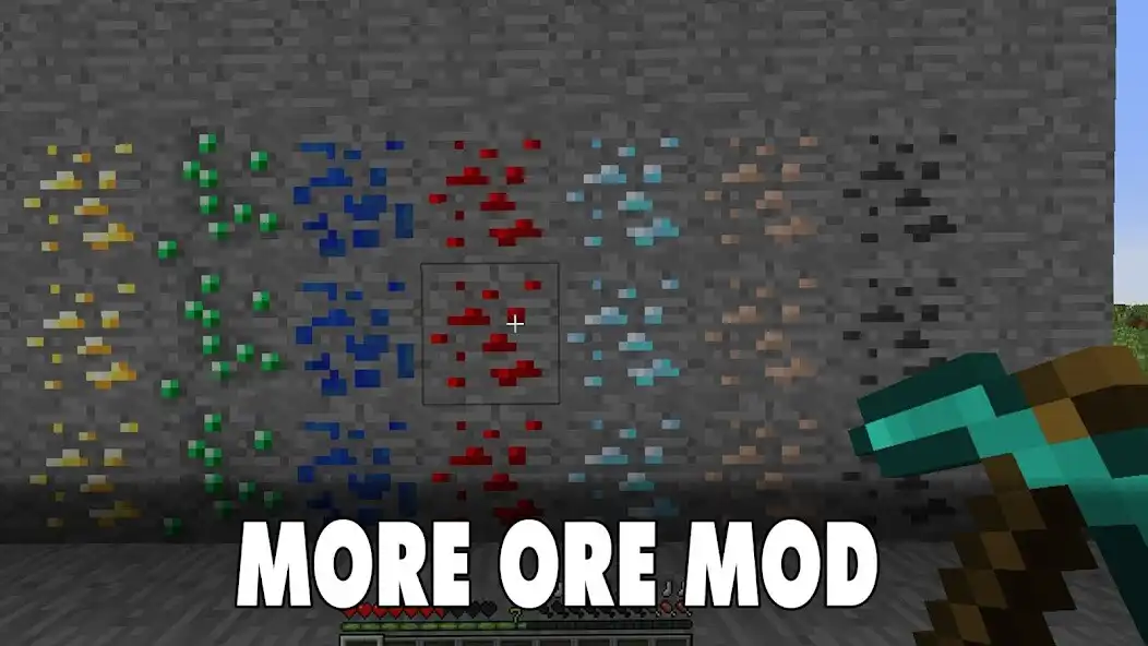 Play More Ore Mod for Minecraft PE as an online game More Ore Mod for Minecraft PE with UptoPlay