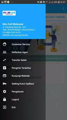 Play APK Mos Cell Makassar  and enjoy Mos Cell Makassar with UptoPlay com.otoreport.moscell