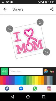 Play Mothers Day Love Stickers