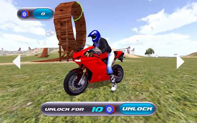 Play Motocross simulator Beach Jump