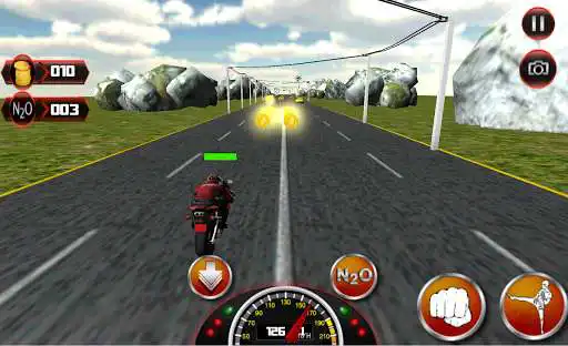 Play Motor Bike Death Racer: Attack as an online game Motor Bike Death Racer: Attack with UptoPlay