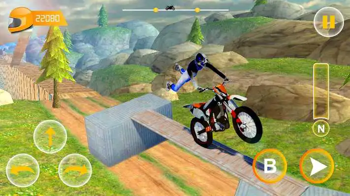 Play Motorbike Stunts Racing 3d