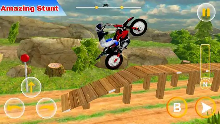 Play Motorbike Stunts Racing 3d