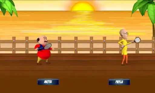 Play Motu Patlu Badminton as an online game Motu Patlu Badminton with UptoPlay