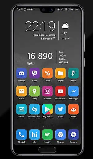 Play Mountain Dark Theme for EMUI 5/8 as an online game Mountain Dark Theme for EMUI 5/8 with UptoPlay