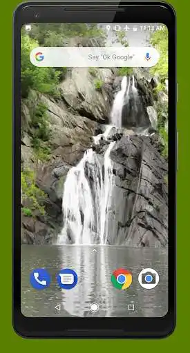 Play Mountain Waterfall Video Wallpaper  and enjoy Mountain Waterfall Video Wallpaper with UptoPlay