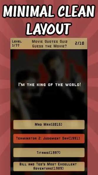 Play Movie Quotes Trivia Quiz as an online game Movie Quotes Trivia Quiz with UptoPlay