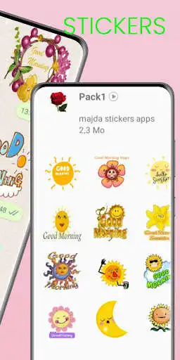 Play Moving Good Morning Animated Stickers for WhatsApp  and enjoy Moving Good Morning Animated Stickers for WhatsApp with UptoPlay