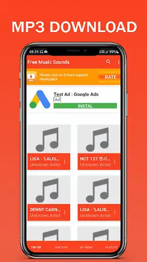 Play Mp3 Download: Music Downloader  and enjoy Mp3 Download: Music Downloader with UptoPlay