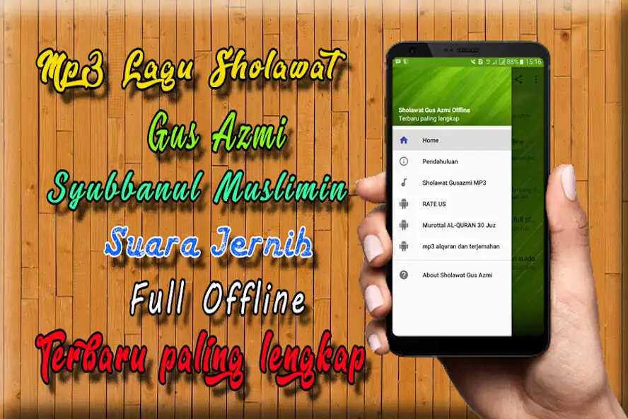 Play MP3 Lagu Sholawat Gus azmi Lengkap Offline  and enjoy MP3 Lagu Sholawat Gus azmi Lengkap Offline with UptoPlay