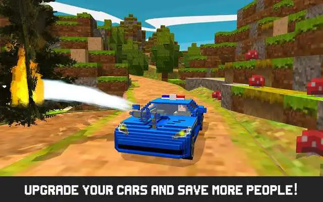 Play Mr. Blocky Emergency Car Craft