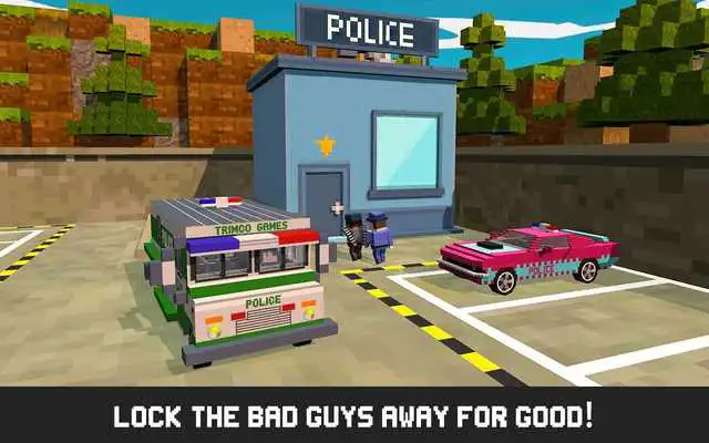 Play Mr. Blocky Emergency Car Craft