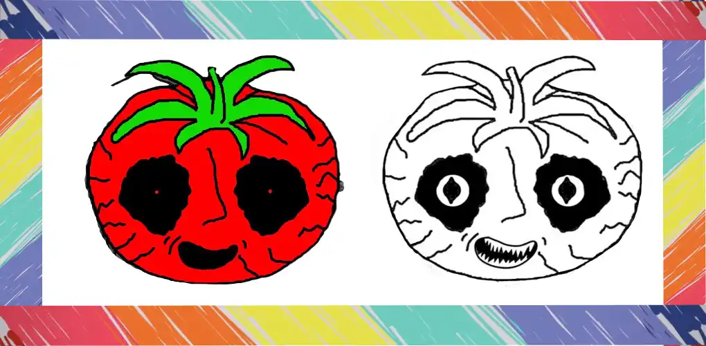 Play Mr Tomatoes Coloring Book  and enjoy Mr Tomatoes Coloring Book with UptoPlay