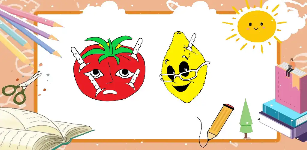 Play Mr Tomatos Coloring Book  and enjoy Mr Tomatos Coloring Book with UptoPlay