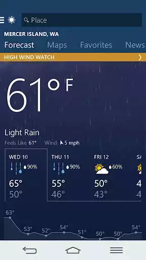 Play MSN Weather - Forecast  Maps  and enjoy MSN Weather - Forecast  Maps with UptoPlay