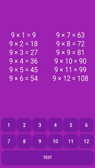 Play Multiplication tables 1 to 12 as an online game Multiplication tables 1 to 12 with UptoPlay