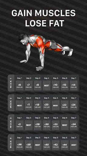 Play Muscle Booster Workout Planner  and enjoy Muscle Booster Workout Planner with UptoPlay
