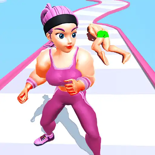 Play Muscle Girl Race APK