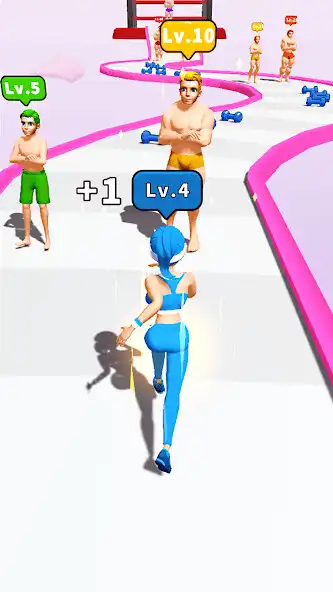 Play Muscle Girl Race as an online game Muscle Girl Race with UptoPlay