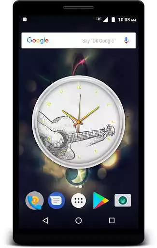 Play Music Clock Live Wallpaper as an online game Music Clock Live Wallpaper with UptoPlay