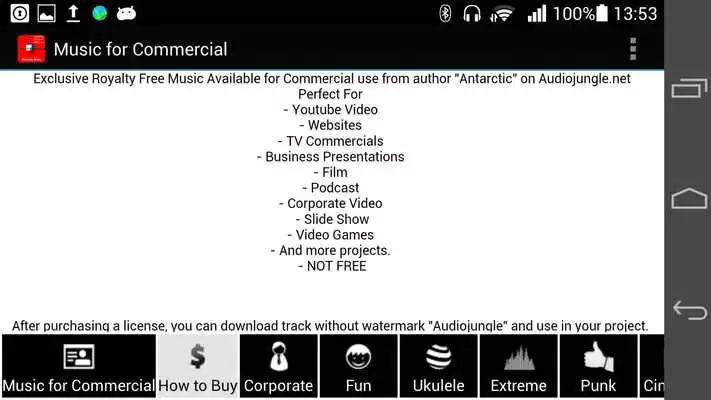 Play Music for Commercial Use