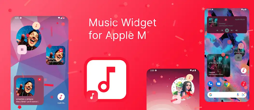 Play Music Widget (for AppleMusic)  and enjoy Music Widget (for AppleMusic) with UptoPlay