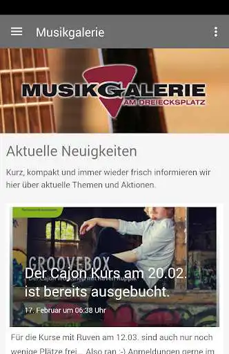 Play Musikgalerie am Dreiecksplatz  and enjoy Musikgalerie am Dreiecksplatz with UptoPlay