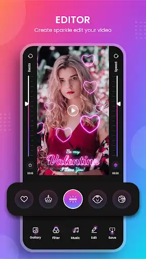 Play Mv-Lyrical Video Status Maker as an online game Mv-Lyrical Video Status Maker with UptoPlay