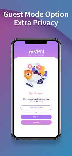 Play mVPN - Secure Unlimited VPN  and enjoy mVPN - Secure Unlimited VPN with UptoPlay