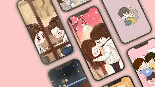 Play My Cartoon Couple Wallpaper HD  and enjoy My Cartoon Couple Wallpaper HD with UptoPlay