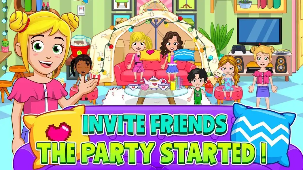 Play My City : Pajama Party as an online game My City : Pajama Party with UptoPlay