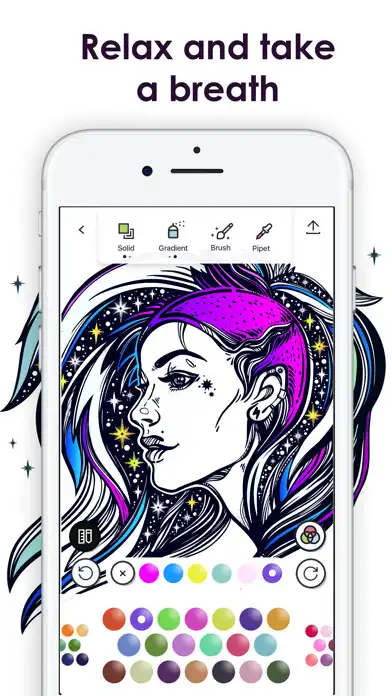 Play MyColorful – Coloring Book as an online game MyColorful – Coloring Book with UptoPlay