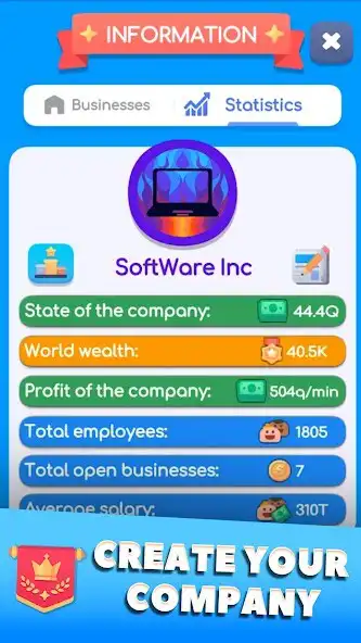 Play My Company Tycoon: Business  and enjoy My Company Tycoon: Business with UptoPlay