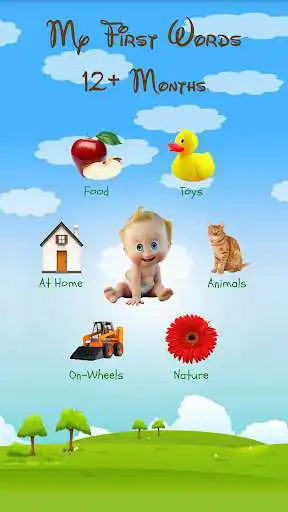 Play My First Words: Baby learning apps for infants  and enjoy My First Words: Baby learning apps for infants with UptoPlay