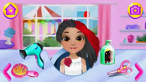 Play My Hair Salon: Haircut Stylist as an online game My Hair Salon: Haircut Stylist with UptoPlay