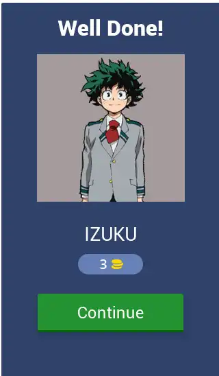 Play My Hero Academia Quiz as an online game My Hero Academia Quiz with UptoPlay