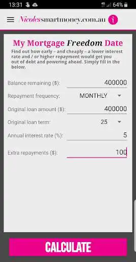 Play APK My Mortgage Freedom Date  and enjoy My Mortgage Freedom Date with UptoPlay au.com.themoneymentorway.mymortgagefreedomdate