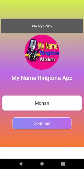 Play My Name Ringtone Maker Pro as an online game My Name Ringtone Maker Pro with UptoPlay