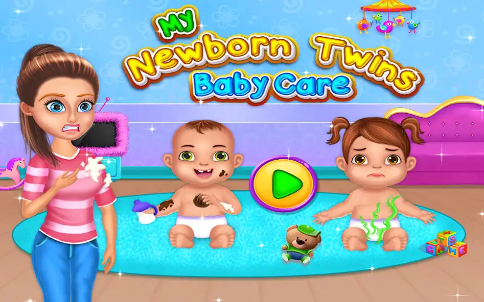 Play My Newborn Twins Baby Care  and enjoy My Newborn Twins Baby Care with UptoPlay