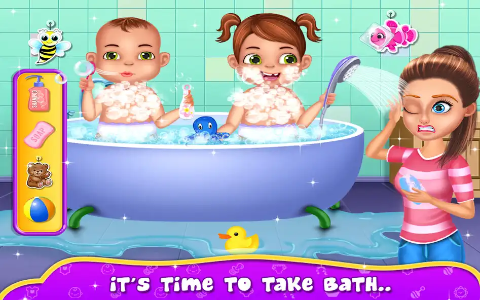 Play My Newborn Twins Baby Care as an online game My Newborn Twins Baby Care with UptoPlay