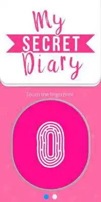 Play My personal diary with fingerprint password