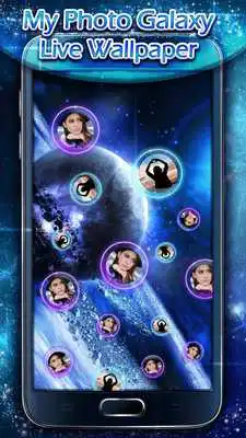 Play My Photo Galaxy Live Wallpaper