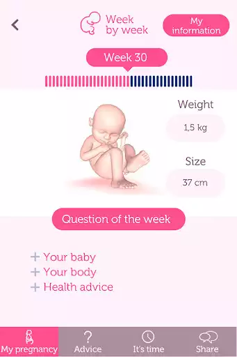 Play My Pregnancy day by day as an online game My Pregnancy day by day with UptoPlay