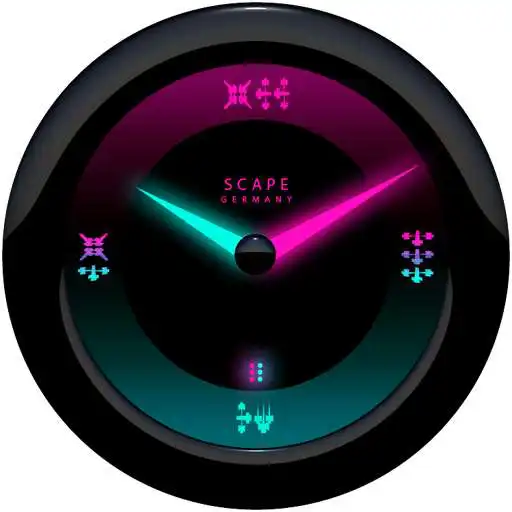 Free play online MYSTIC Laser Clock Widget  APK