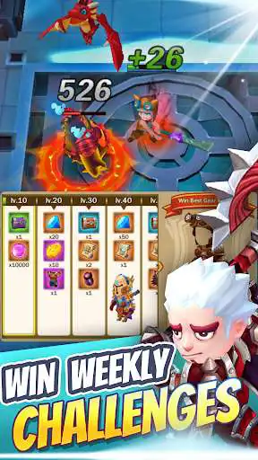 Play Mythical Knights: Endless Dungeon Crawler RPG as an online game Mythical Knights: Endless Dungeon Crawler RPG with UptoPlay