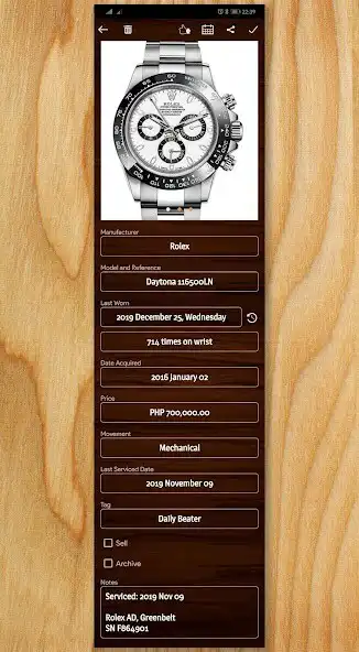 Play My WatchBox Watch Collection Gallery  Inventory as an online game My WatchBox Watch Collection Gallery  Inventory with UptoPlay