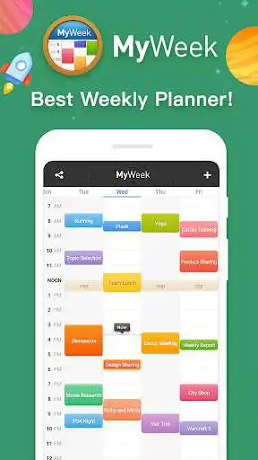 Play MyWeek - Weekly Schedule Planner  and enjoy MyWeek - Weekly Schedule Planner with UptoPlay