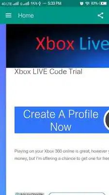 Play My Xbox 360 Code Generator