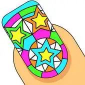 Free play online Nail Girls Coloring Book APK