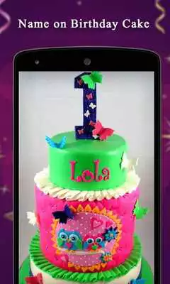 Play Name on Birthday Cake